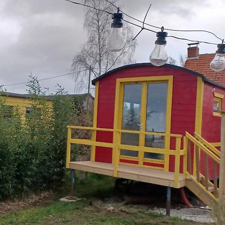 Roulotte Et Sauna De Tonton Bouvy Au Domaine Du Reuze Winnezeele Luaran gambar